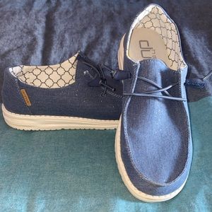 Hey Dude Women's Blue Sneakers